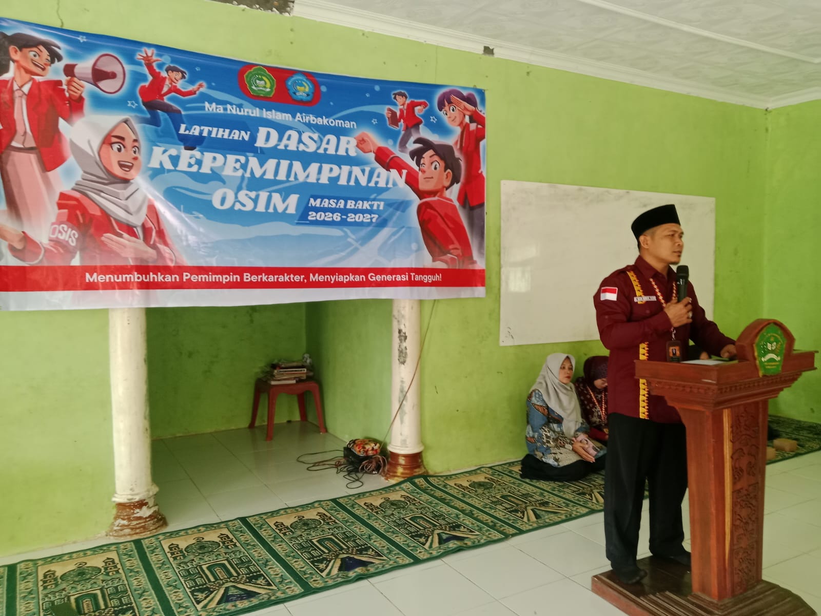 Latihan Dasar Kepemimpinan (LDK) OSIM MAS Nurul Islam: Menumbuhkan Pemimpin Berkarakter,Menyiapkan Generasi Tangguh